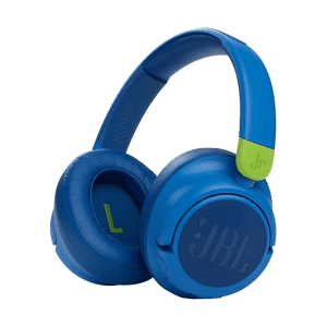 JBL JR460NC Wireless On-Ear Headphones for Kids with Noise Cancellation Blue