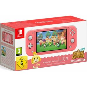 Nintendo Switch Lite Coral + Animal Crossing: New Horizons (NSH136)